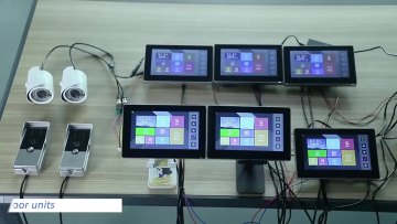 HD 7 Inch Indoor Monitors And Outdoor Station 4 Wire Video Door Phone For Single House And Apartment System1