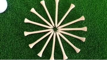 Premium Bamboo Golf Tees Eco-Friendly Durable Set