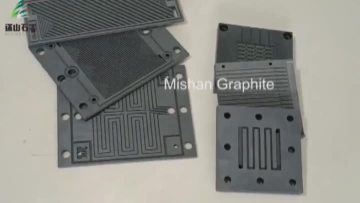 Graphite plate for batteries