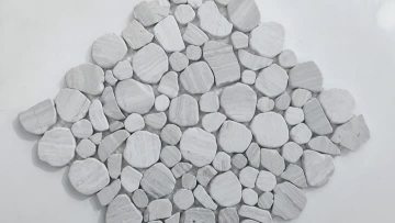 Irregular Penny Round Marble Mosaic