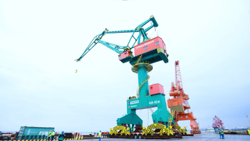 WEIHUA Exports Port Portal Crane to Myanmar