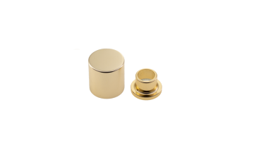 Shiny Gold Magnetic Perfume Bottle Cap For Fea 15 mm