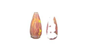 2GC03106A Gemstone Factory Supplies Drop Shape synthetic opal stones Price per gram with Best Rough created Opal Material1