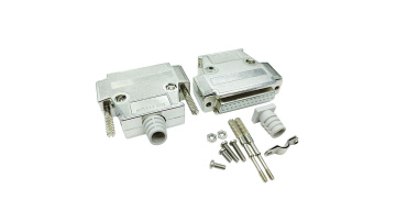 25 pin d-sub metal hood