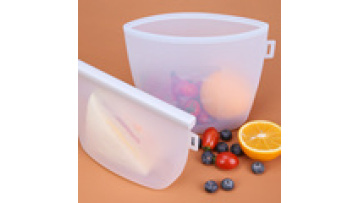 Wholesale BPA Free Eco Friendly Kitchen Fresh-Keeping Leakproof Reusable Storage Container Silicone Food Storage Bag1