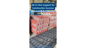 Eco‑friendly lead‑free roofing tiles made with proprietary patented formulas