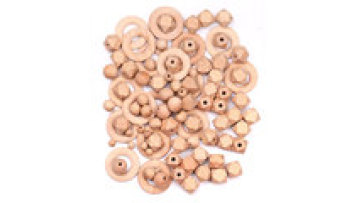Wholesale Natural 10MM Round Wooden Teether Beads Keychains Custom Hexagon Wooden Wood Beads For Jewelry Making1
