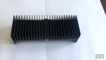 factory customized black anodized led aluminum heat sink extrusion1