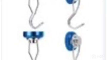 Strong  Colorfu  rotating magnetic hook for wall hook freezers  non-marking hook1