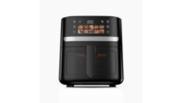 New design 7L Rotatable Handle Viewable Windows Color Screen Digital Control Air Fryer Modern Square Shape for Household Use1