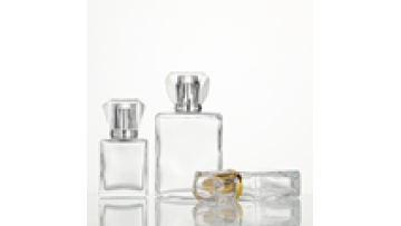 30ml 50ml 100ml Portable Square Clear Glass Flat Luxury Empty Perfume Bottle1