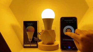 Alexa and Google Home Hot Sale OEM ODM led bulbs wholesale wifi light bulb 9W WiFi Smart LED Bulb lights RGB Lamp1