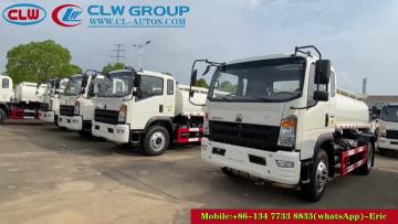 Howo 6cbm Fuel Tanker Truck