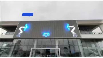 Outdoor transparent led screen