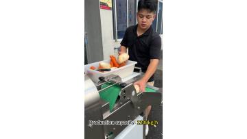 Taro dicing machine