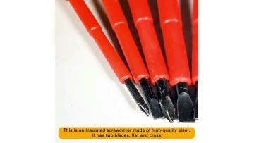 Make an insulated screwdriver