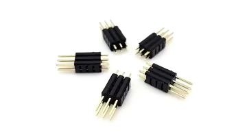 2.54mm Pin header Dual Row Straight H10.0mm 6P