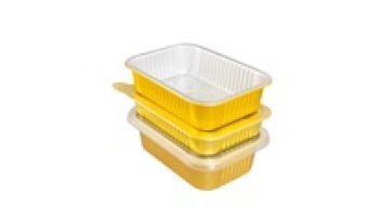 Customized food grade disposable aluminum foil lunch box can be microwave heated aluminum foil lunch box1