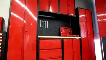 Kinbox 12 Pieces Metal Garage Furniture Locker Tool Cabinet for Home Garage Supplier1