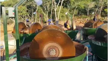 1200 wet pan mill working in Kenya