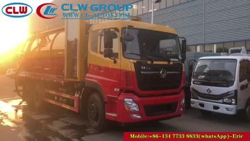 Dongfeng sewer jetting suction truck