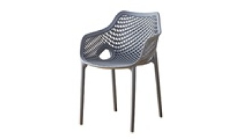 Wholesale Affordable Stacked PP Plastic Outdoor Backrest Chair1