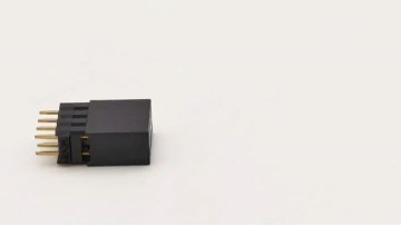 2.54mm Pitch Female header Connector Dual Row Stack 2H2.0 Plastic Straight H12.5mm 2*4P