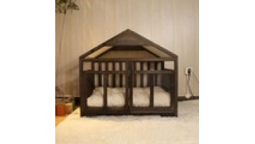 custom modern simplicity indoor assemble large canvas solid wood  balcony  living room wooden Detachable cat pet house1