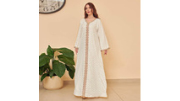 Luxtry Fashion Casual Rayon Abaya Muslim Dress Long and Versatile for All Seasons-for Winter Summer Autumn Spring1