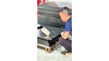ESD Antistatic PEEK sheet on stock warehouse testing