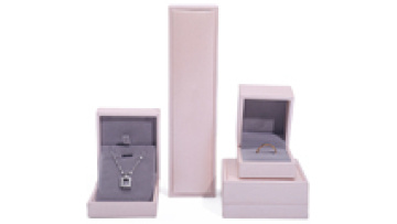 Han Hong wholesale luxury new jewelry packaging box clamshell gift box Bracelet necklace ring earrings paper jewelry box1