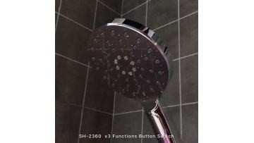 Leelongs Modern Big Size Button Shower High Quality Bathroom Accessories Bath Shower Head1