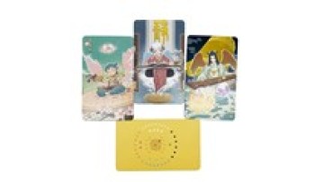 Personalized Gold Foil Oracle Cards with Durable Cardboard and Custom Logo1
