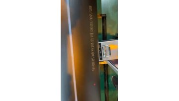 HDPE pipe 30W laser printer 