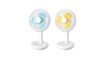 Mini Usb Table Fan Bottom Hook Led Light Rechargeable Fans Desktop Air Cooling Portable Small Fan1