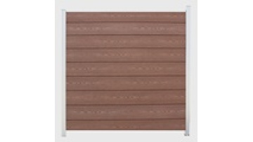 New Style Easy-Installed Sanded Surface WPC Fence for Decking1