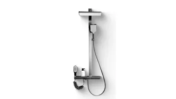 Zb4045A High Pressure Space Aluminum Rainfall Bathroom Shower Set for Home1