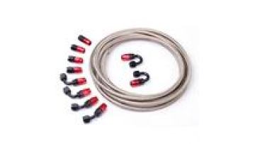 High Performance CNC Machining Milling Turning 180 Degree 6an 10an Aluminum Black AN Fittings1