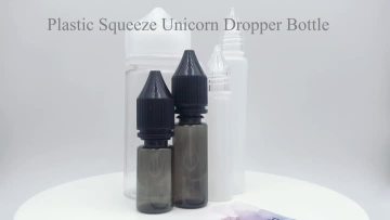 PET Plastic Unicorn Squeeze Bottle