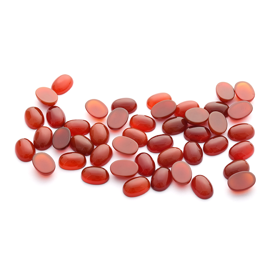 OVal Shape Cabochon red agate