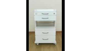 New Products brown Movable High Quality Dental Cabinet Mobile1