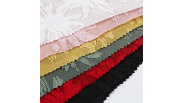 Floral soft fabric textile raw material jacquard knit fabric evening dress jacquard shirt clothes material fabric1