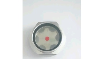Aluminium alloy screwing oil level sight glass1