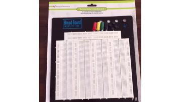 3260-points big-size White round hole Electronic Solderless Breadboard1