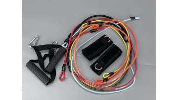 Fitness high elastic resistance belt
