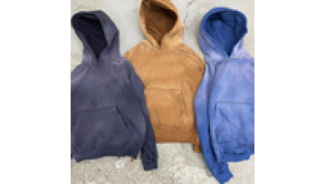100% Cotton French Terry Vintage Hoodie Customize High Quality Distressed Acid Wash Hoodie1