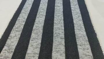 100% Polyester Stripe Pattern Cationic Dye One Side Brushed Weft Knitted Loose Fleece Fabric for Coat Home Textile1