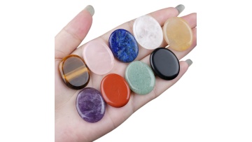 Handmade Craved 22X28MM Oval Gemstone Disc SP1947