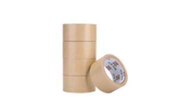 Transparent Adhesive tape environmentally friendly hot melt carton sealing brown adhesive kraft paper tape jumbp roll cinta1