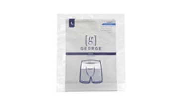 Custom logo printing exquisite clothing color t shirt seal plastic clear zipper lock bag GRS1